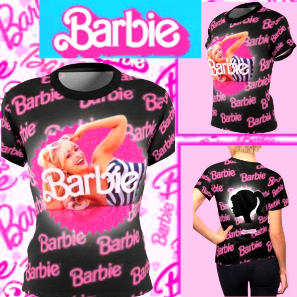 Barbie "New" Movie Women's Cut & Sew Tee